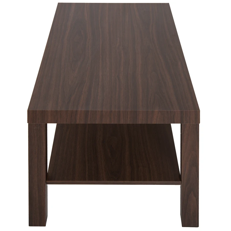 HOMCOM masa de cafea, din lemn, 90x45x40.5cm, castanie