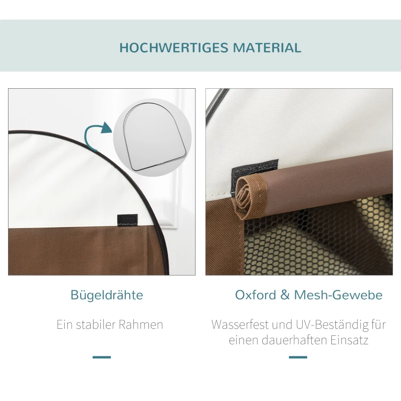 PawHut hondenbox inklapbare hondentransportbox dier 2 kleuren 5 maten