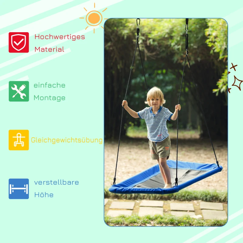 Huśtawka gniazdo Huśtawka dziecięca Huśtawka ogrodowa Huśtawka zewnętrzna z obciążeniem do 150 kg