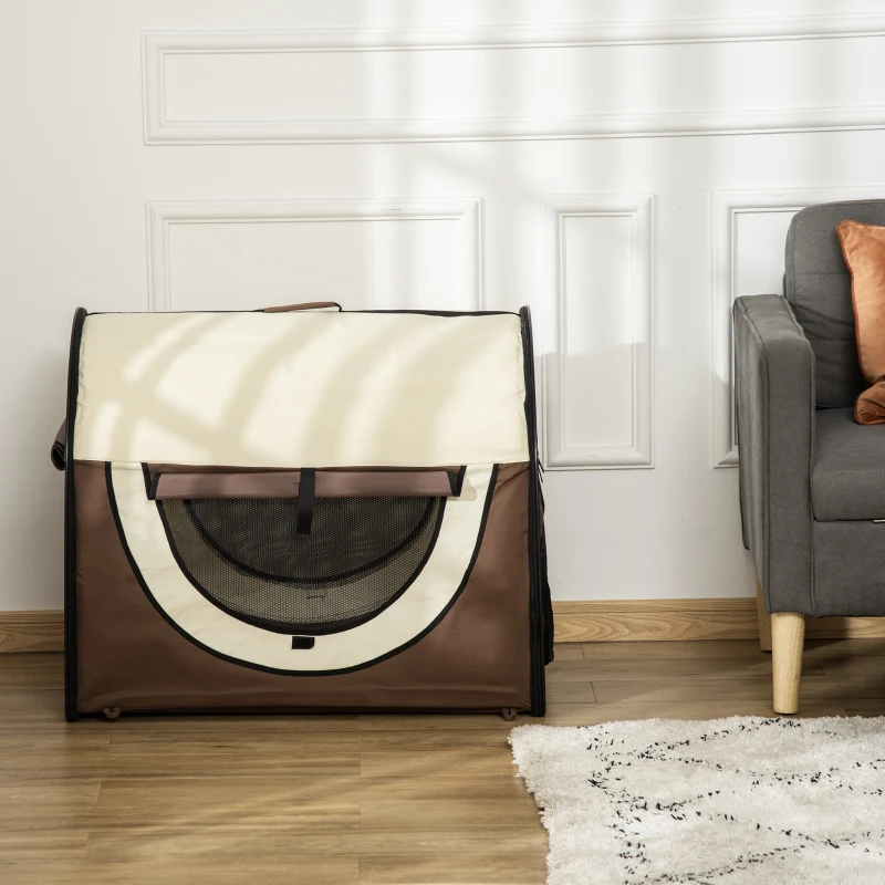 PawHut hondenbox inklapbare hondentransportbox dier 2 kleuren 5 maten