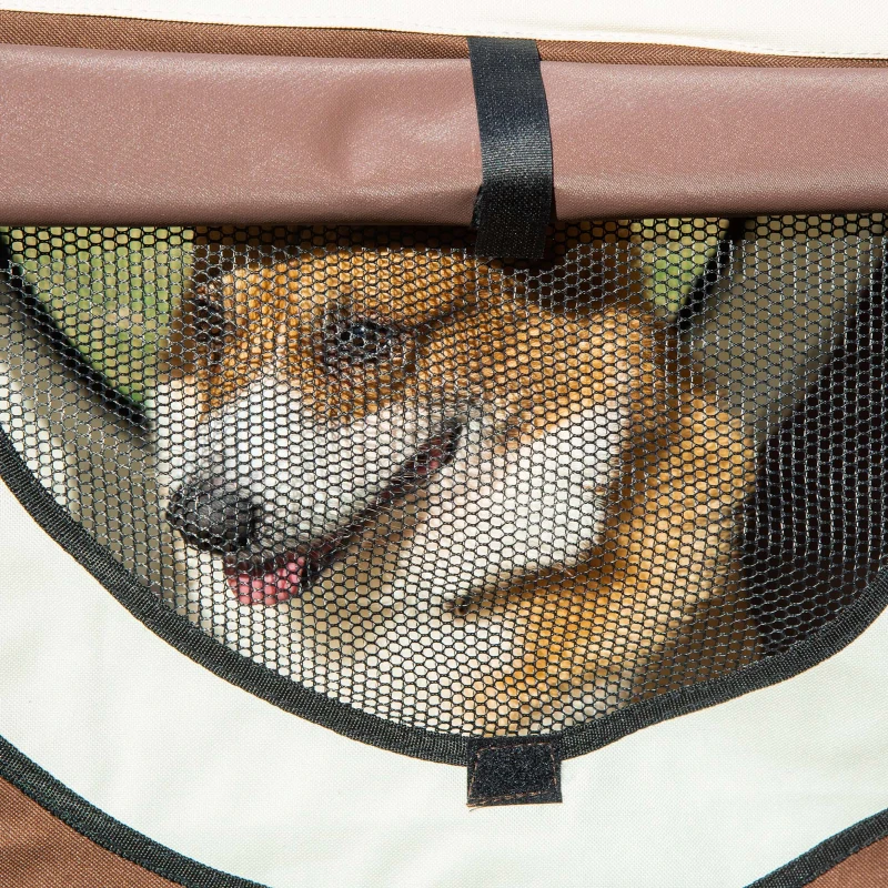 PawHut hondenbox inklapbare hondentransportbox dier 2 kleuren 5 maten