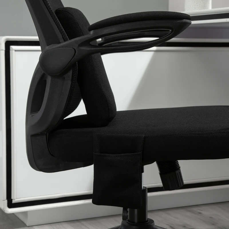 Vinsetto Office Chair 2-Point Massage Executive Ergonomic USB Power Mesh Design 360° Swivel with Lumbar Support, Black