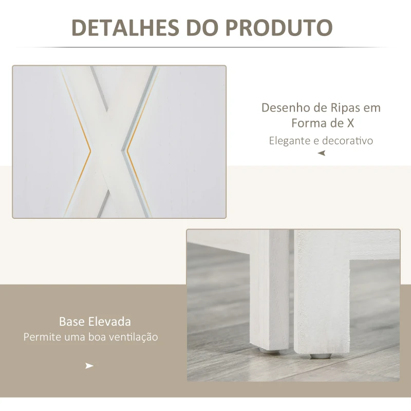 HOMCOM Biombo de 4 Paineis Separador de Ambientes Dobrável 182x170cm Divisória para Espaços de Madeira Decoração Elegante para Dormitório Sala de Estar Branco