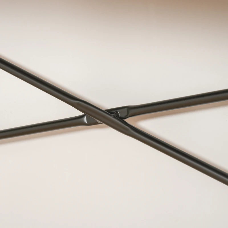 HOMCOM Computertisch, Schreibtisch, PC Tisch, Bürotisch,Industrie-Design, Spanplatte, Stahl, Braun 100 x 50 x 72,5 cm