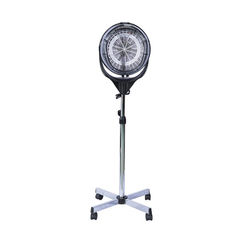 HOMCOM Trockenhaube Haartrockenhaube Haartrockner Haube mit Standfuß Stativ 1180 Watt weiß