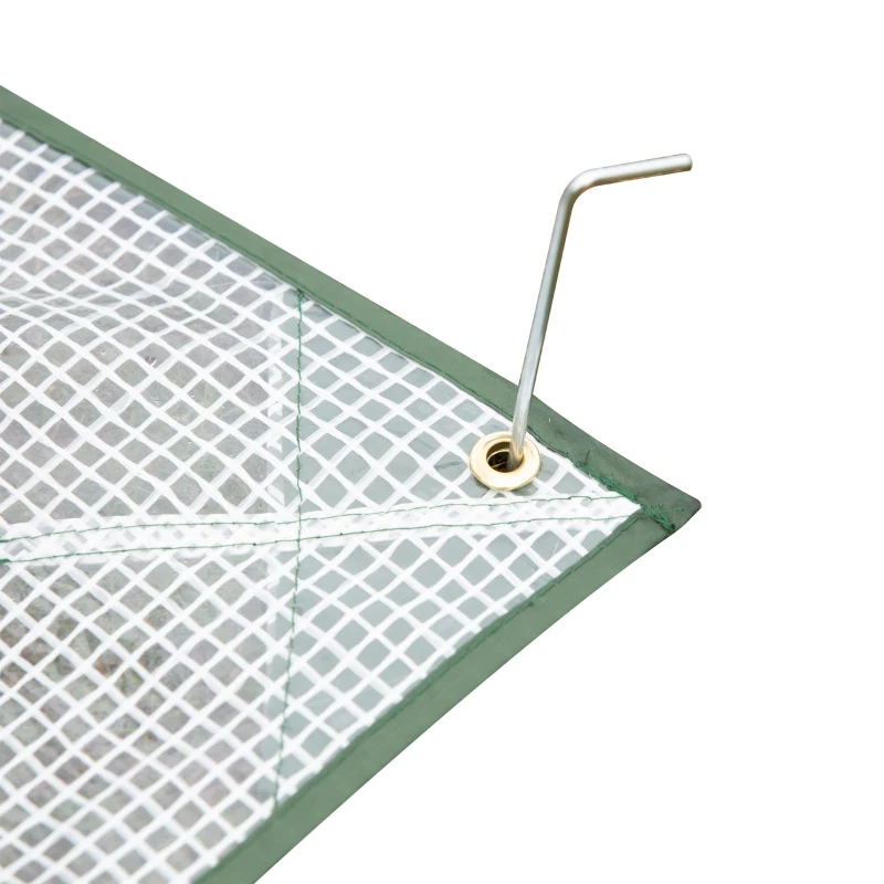 Outsunny Mini Serra Pieghevole Apertura Pop-Up con Sacca, 90x90x110cm