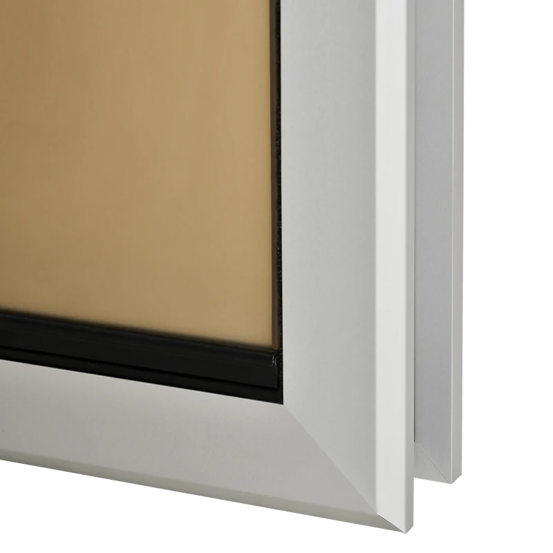 PawHut Gattaiola con Sistema di Blocco per Vetro e Porte, per Animali fino a 9kg, 25.2x6.5x34.2Acm