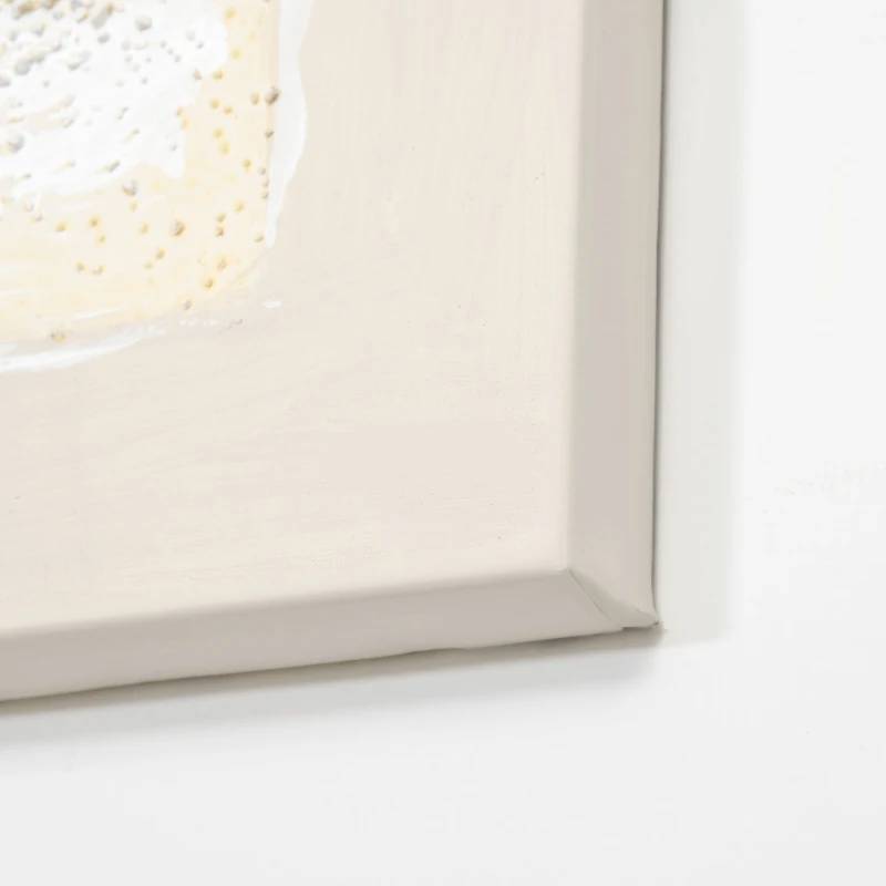 HOMCOM wanddecoratie 'boot op het strand' woonkamer canvaskunst