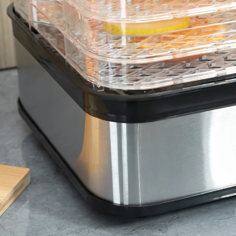 HOMCOM Droogautomaat 5 Lagen 32 x 25 x 29cm Staal