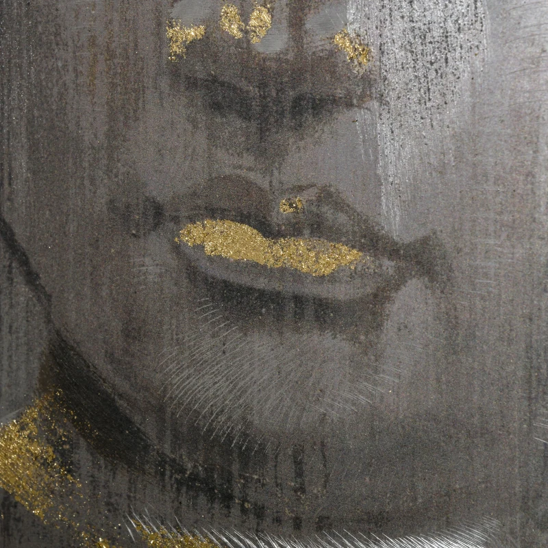 HOMCOM Wandbild "Buddha" 100L x 80B x 2, 8H cm