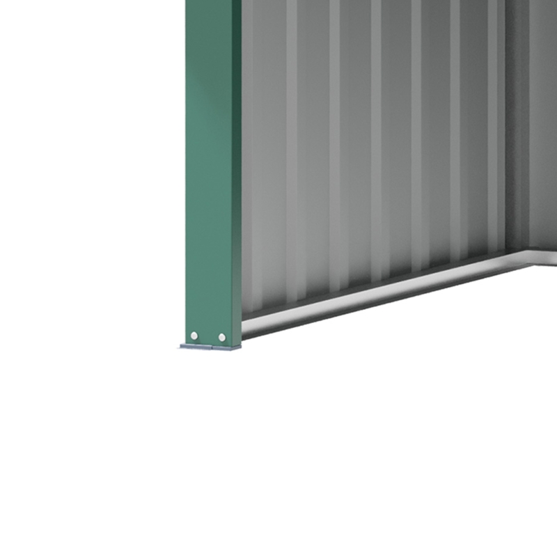 Outsunny garaż na robota koszącego metalowy zadaszenie dla kosiarki automatycznej kolor ciemnozielony