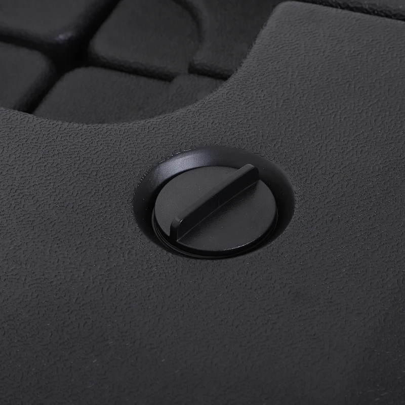 Outsunny Zonneschermstandaard, parasolgewicht, 4-delig. Kan gevuld worden met zand water tot 130 kg