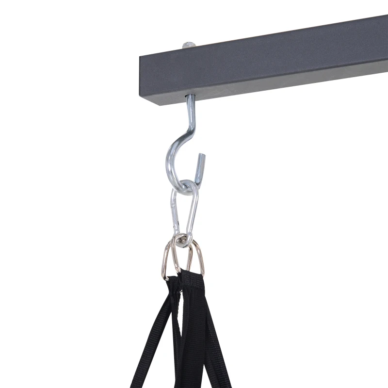 Aosom® STOJAK UCHWYT NA WOREK BOKSERSKI Z GRUSZKĄ NA WOREK DO 100 KG stal 104 X 156 X 202 cm