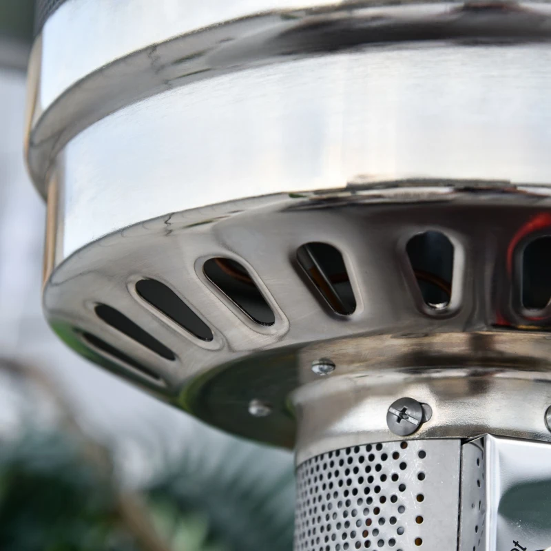 Straalkachel terrasverwarmer polyrotan terrasverwarmer stand tuinverwarmer aflegvlak