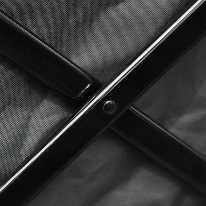 Outsunny Bollerwagen Faltbarer Handwagen 360° Gartenwagen Transportwagen mit  Teleskop Griff Verstellbarer Griffhöhe Strandwagen bis 70 kg Tragkraft Metall Oxford Dunkelgrau 108 x 55 x 59-89 cm