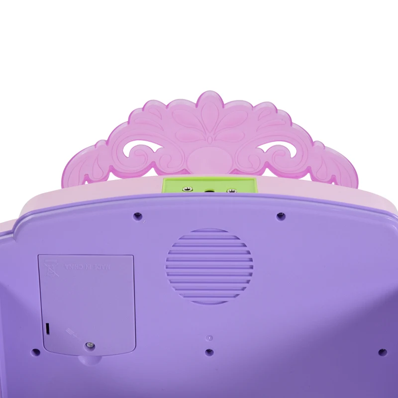 HOMCOM 32 Keys Kids Mini Electronic Keyboard Musical Instrument Educational Game Toy Children Grand Piano Stool Micropho