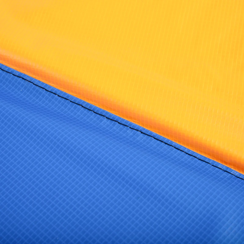 HOMCOM 12FT Replacement Trampoline Pad Thick Foam Safety Φ366cm Spring Cover Bounce Padding - Multi Coloured