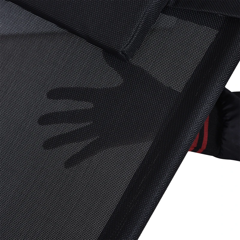 Outsunny Lettino Sedia Sdraio a Dondolo Zero-gravity da Giardino, Impermeabile,Sedia a Dondolo Esterno con Poggiatesta, Nero 160x61x79 cm