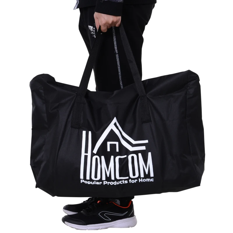 Nadmuchiwana mata do ćwiczeń, Mata gimnastyczna, PVC, szary, 3 x 1 m