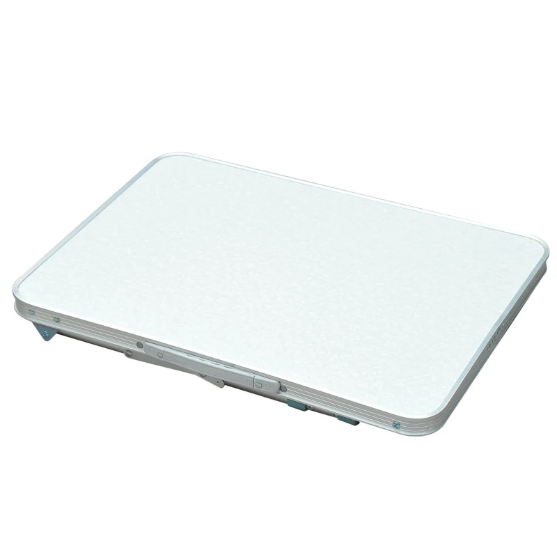 Outsunny® aluminium kampeertafel klaptafel in hoogte verstelbaar universele tafel koffertafel tuintafel inklapbare tafel