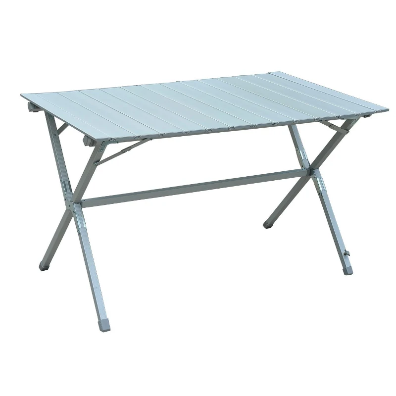 Outsunny® aluminium roltafel kampeertafel draagtas klaptafel universele tafel tuintafel