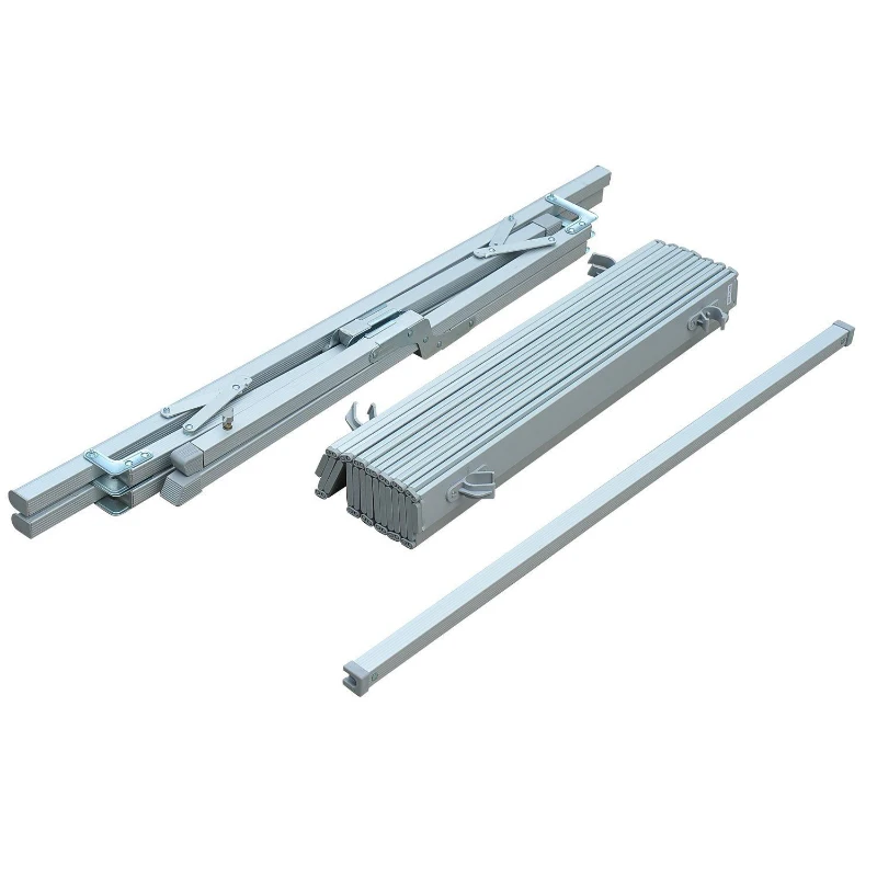Outsunny® aluminium roltafel kampeertafel draagtas klaptafel universele tafel tuintafel