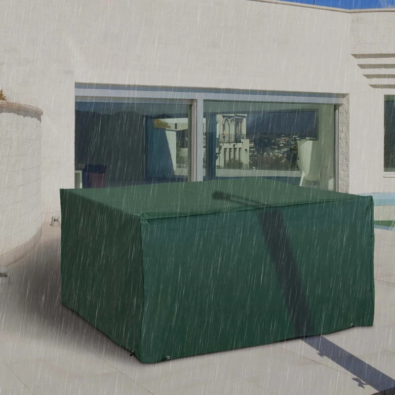 Outsunny Pokrowiec, pokrowiec ochronny, plandeka na meble ogrodowe, 135 x 135 x 75 cm