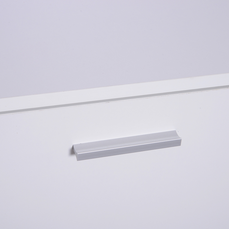 HOMCOM 3-delige garderobeset, schoenenkast, wandspiegel, garderobe, hal 2 kleuren