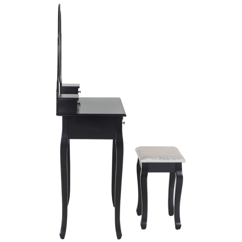 HOMCOM make-uptafel kaptafel