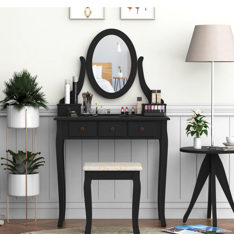 HOMCOM make-uptafel kaptafel