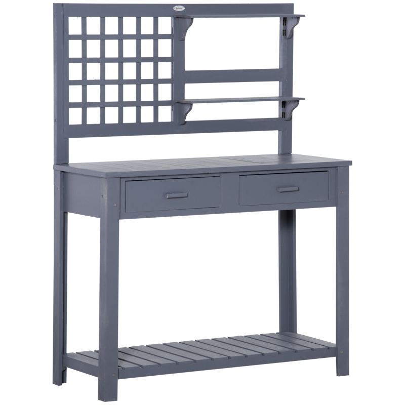 Esschert Design Tuinwerktafel met lades - oppottafel - Vergelijk prijzen