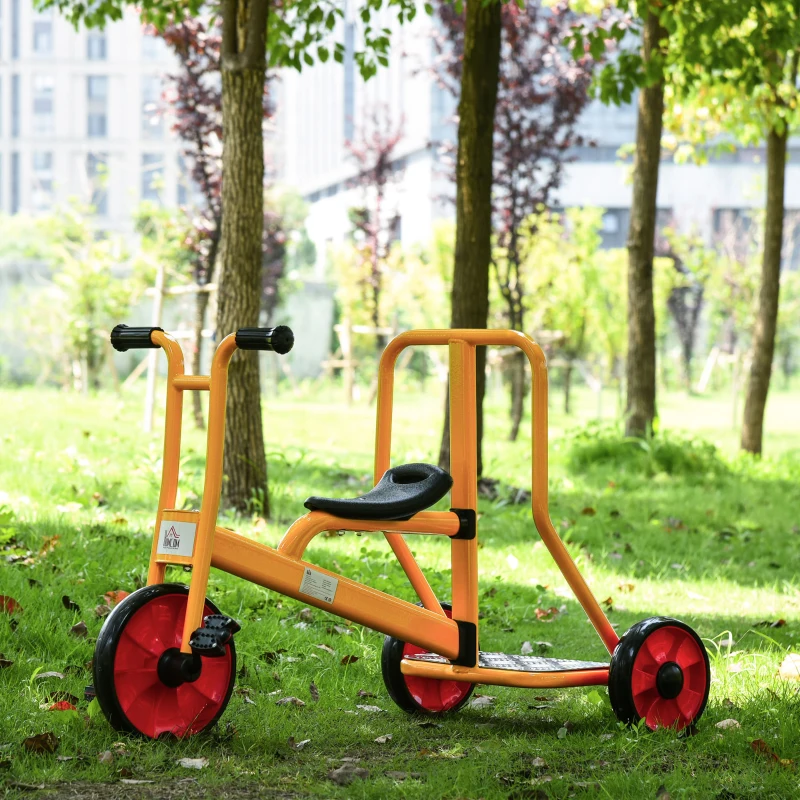 HOMCOM kinderdriewielfiets driewieler met platform voor kinderen 3-5 jaar veelkleurig