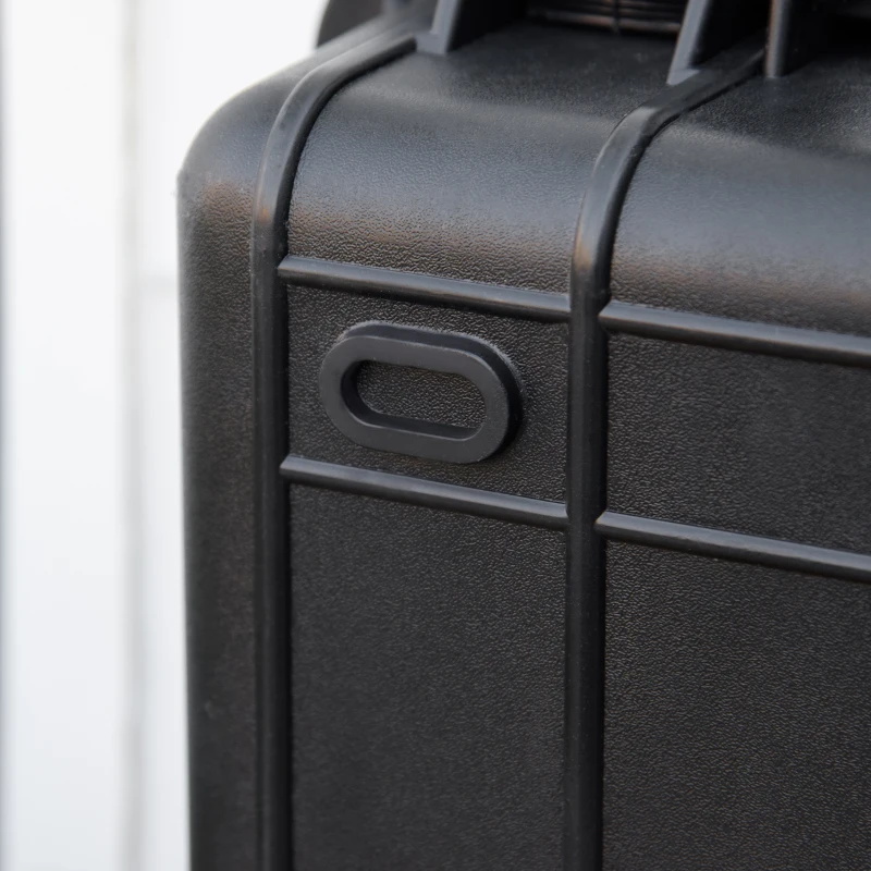 Outsunny set van 2 lege gereedschapskoffers met schuim waterdicht 34x29x15cm