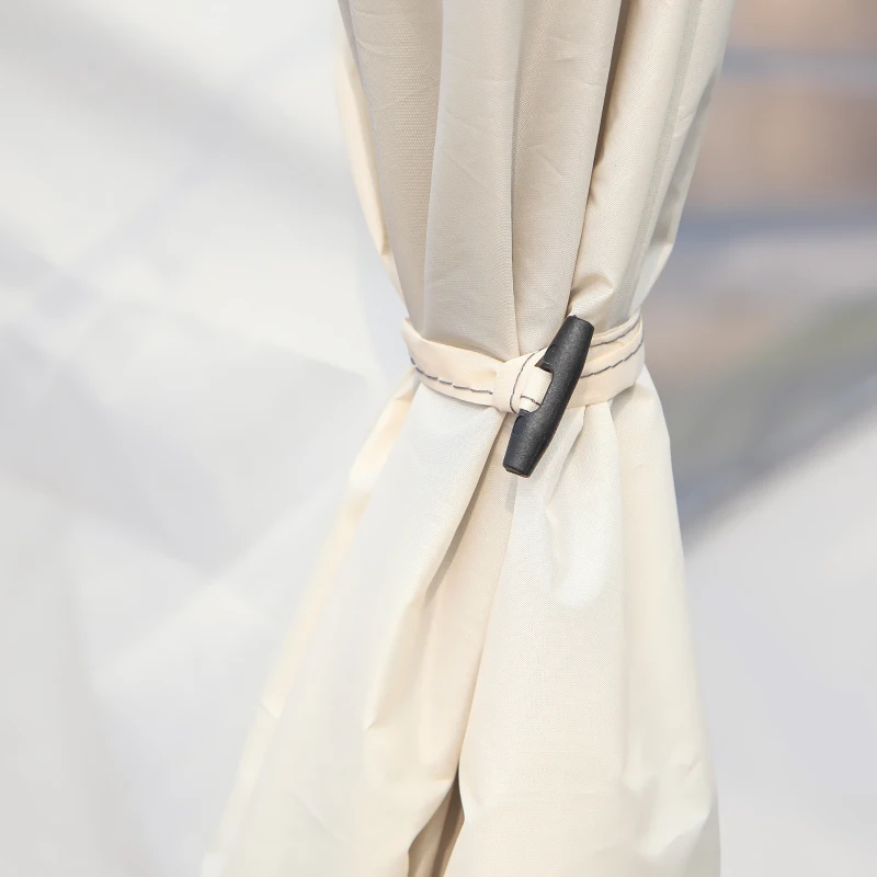 Outsunny Camping Tent 6-8 Persoons Familietent met Vestibule Glasvezel Blauw