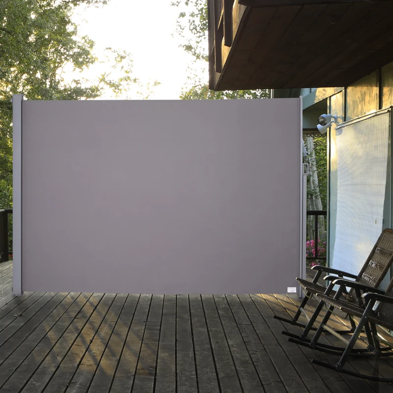 Markiza Outsunny: Ochrona Prywatności i Przed Słońcem 3x2m, Szara
