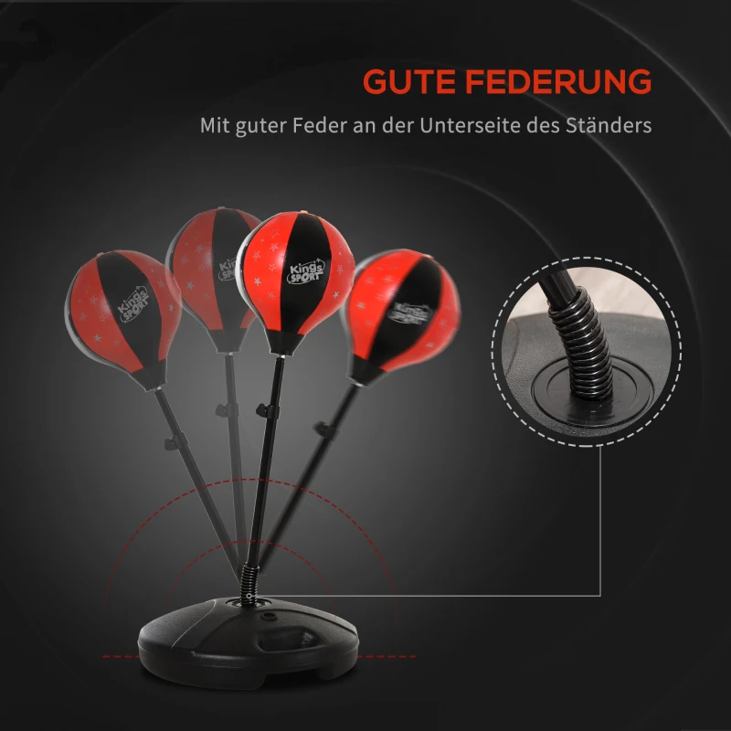 Zestaw z gruszką bokserską Zestaw bokserski Stojak bokserski dla dzieci z regulacją wysokości Worek treningowy