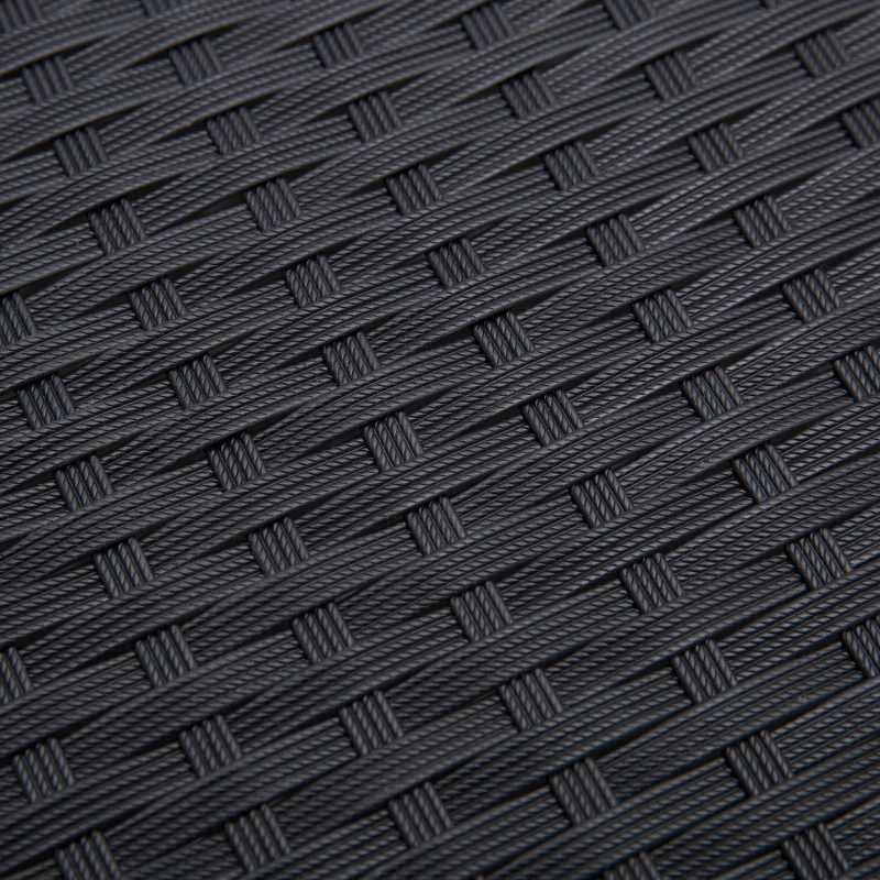 Outsunny zestaw mebli ogrodowych 4-częściowy zestaw do siedzenia 3 sofa stolik kawowy