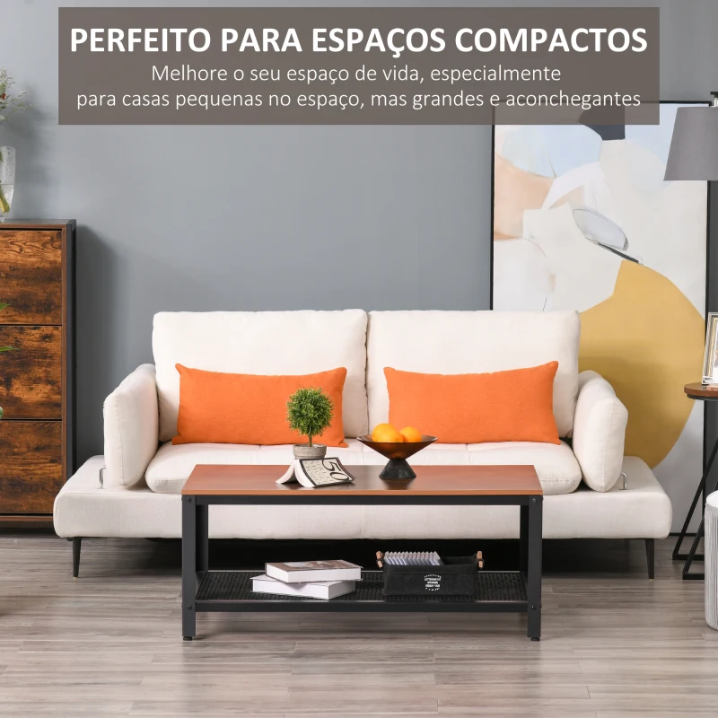 HOMCOM Sofá de 2 lugares conversível em cama de solteiro com encosto ajustável e apoios de braços dobráveis ​​2 almofadas lombares acolchoadas Pernas de metal 213x112x83 cm bege