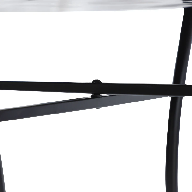 Tuintafel mozaiektafel balkontafel rond tuinmeubelen tafel mozaïek terras