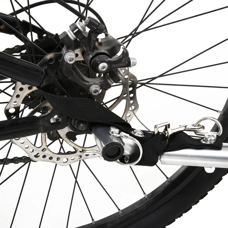 HOMCOM PRZYCZEPA DO ROWERU JOGGER 2 w 1 żółta