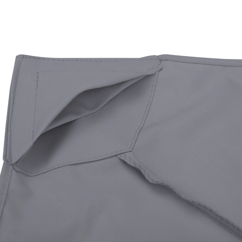 Outsunny Vervangend dak voor metalen tuinhuisje partytent tuinhuisje tuintentdak 3x3(m-8)