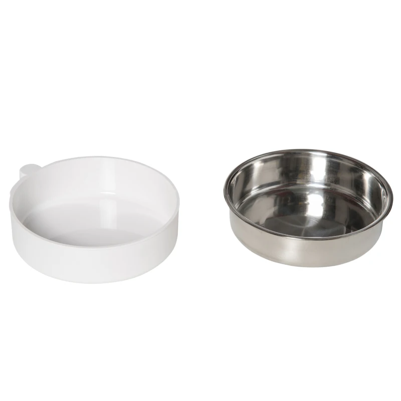 PawHut Comedouro Automático para Cães e Gatos 3,5L com Ecrã LED Temporizador Gravador de Voz Programável 4 Refeições ao Dia Tigela Removível e Lavável 20,5x25x28cm Branco