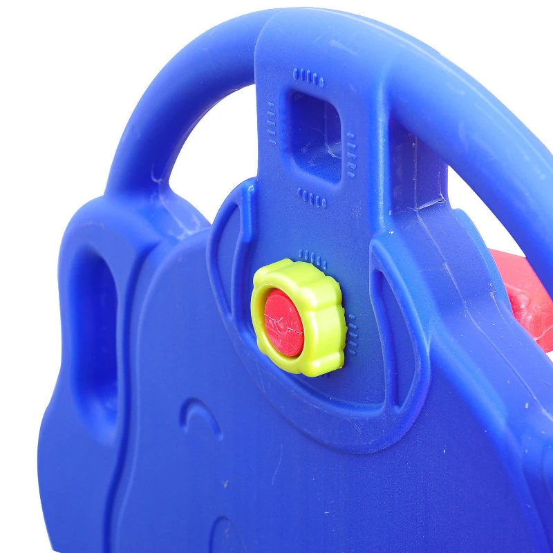 HOMCOM® Kinderrutsche Gartenrutsche Elefantenrutsche mit Schaukel