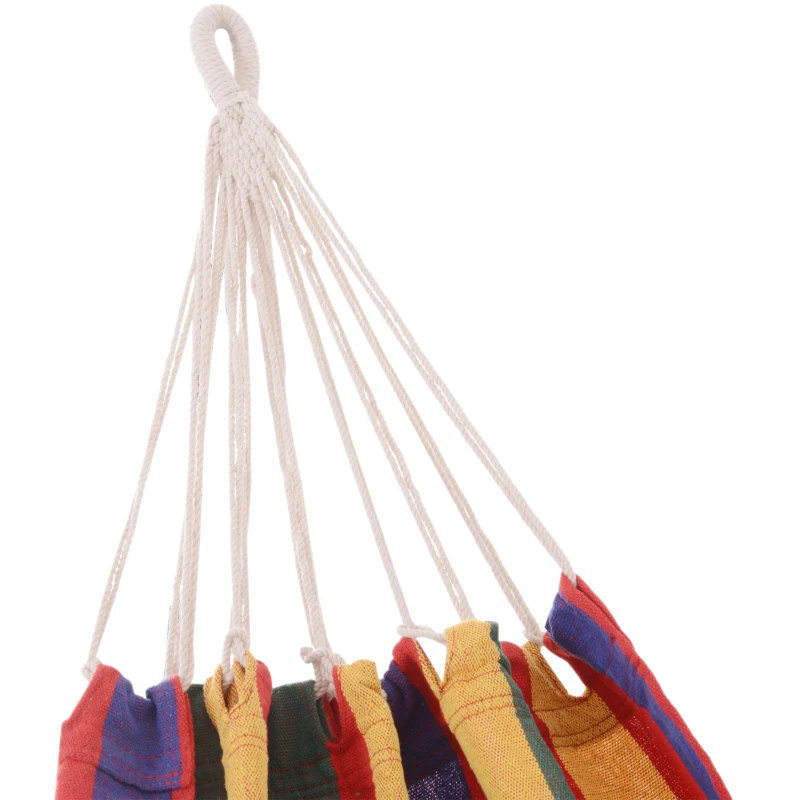 Outsunny® Hängematte Mehrpersonen 150kg Bunt 200x100cm