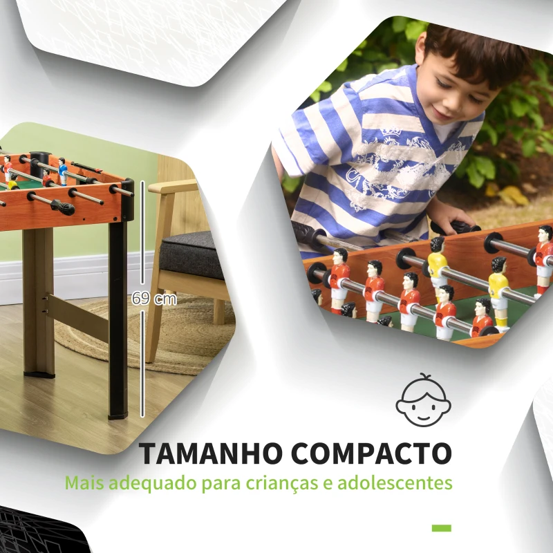 HOMCOM Matraquilho para Crianças acima de 7 Anos com 2 Bolas 8 Hastes 2 Marcadores de Pontos 22 Jogadores 118x104x69cm Multicor