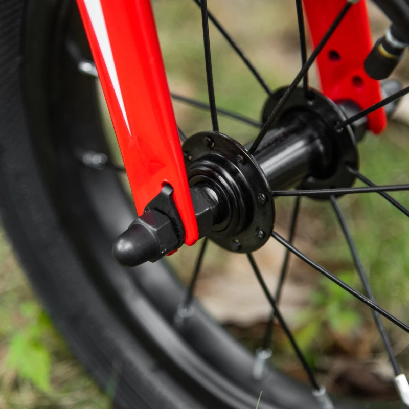 HOMCOM loopfiets kinderloopfiets in hoogte verstelbare Ø12'' rubberen banden zwart