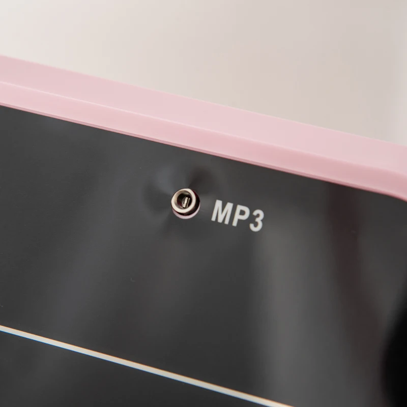 HOMCOM loopband opvouwbaar elektrisch 400 W 1-12 km/u 1.5HP mobiele telefoon houder roze