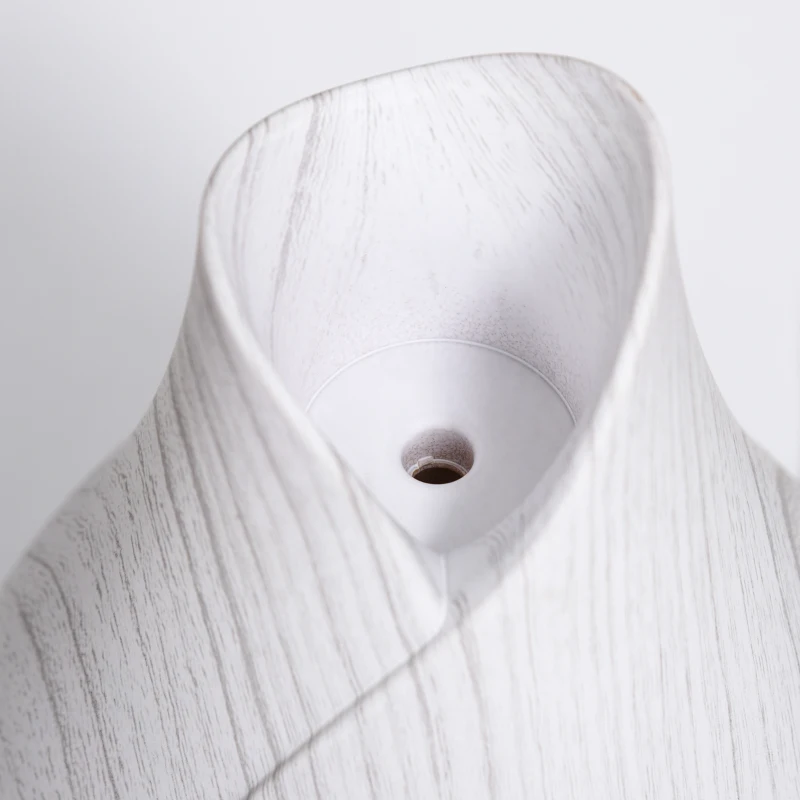 HOMCOM Diffusore di Aromi Oli Essenziali per Ambienti, Vaporizzatore con 7 Luci Colorate, Timer e USB, Bianco 300Ml