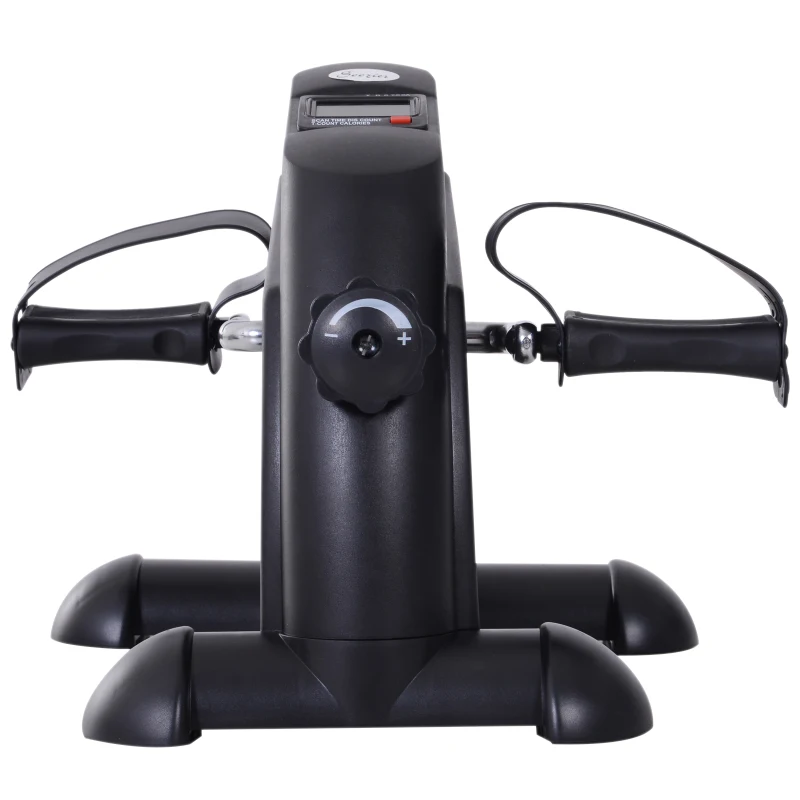 HOMCOM trener domowy minirower treningowy rower treningowy poziom treningu z wyświetlaczem LCD