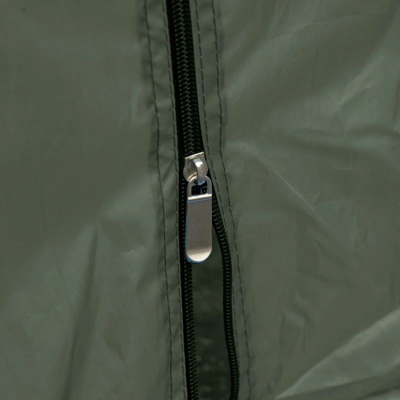 Outsunny Tente de camping randonnée hexagonale pour 6 à 8 personnes avec sac de transport et piquets de sol - dim. 490L x 490L x 243H cm fibre verre polyester - vert foncé